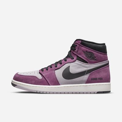 Jordan Tenisky Nike Air Jordan 1 Panske Svetlo Bordove Siva Čierne Červené | SK358914