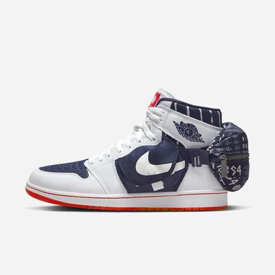 Jordan Tenisky Nike Air Jordan 1 Utility Q Panske Biele Indigo | SK416572