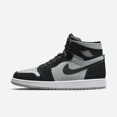 Jordan Tenisky Nike Air Jordan 1 Zoom CMFT Panske Čierne Svetlo Siva Biele | SK075649