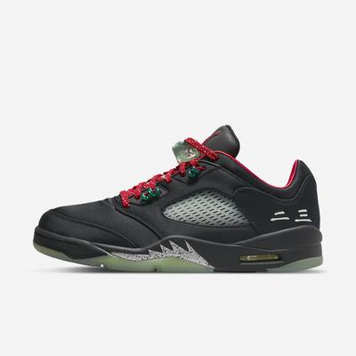 Jordan Tenisky Nike Air Jordan 5 Retro Low SP Panske Čierne Červené Metal Strieborne | SK724056