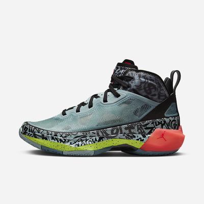 Jordan Tenisky Nike Air Jordan XXXVII Satou Damske Modre Zelene Čierne Červené | SK178564