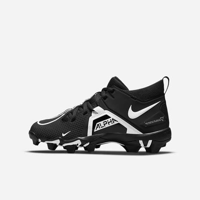 Kopačky Nike Alpha Menace 3 Shark Detske Čierne Biele | SK746132