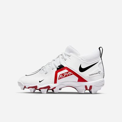 Kopačky Nike Alpha Menace 3 Shark Detske Biele Červené Čierne | SK960587