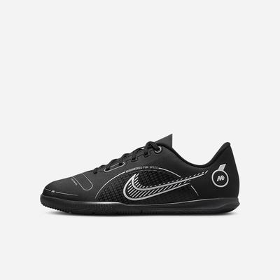 Kopačky Nike Jr. Mercurial Vapor 14 Club IC Detske Čierne Siva Metal Strieborne | SK750693