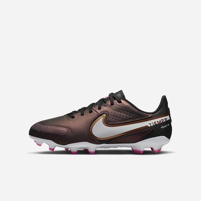 Kopačky Nike Jr. Tiempo Legend 9 Academy MG Multi-Ground Detske Nachový Biele | SK783012