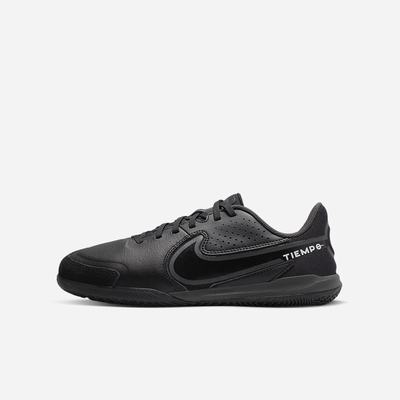 Kopačky Nike Jr. Tiempo Legend 9 Academy IC Detske Čierne Biele Svetlo Modre Tmavo Siva | SK964518