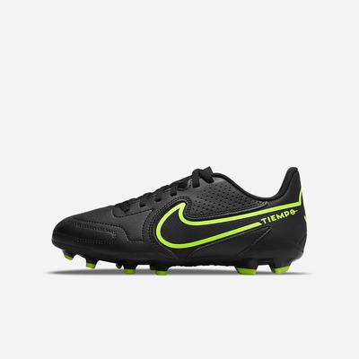 Kopačky Nike Jr. Tiempo Legend 9 Club MG Multi-Ground Detske Čierne | SK934651