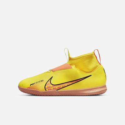 Kopačky Nike Jr. Zoom Mercurial Superfly 9 Academy IC Detske Žlté Oranžové | SK506312