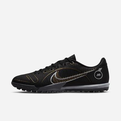 Kopačky Nike Mercurial Vapor 14 Academy TF Turf Damske Čierne Metal Strieborne Siva Metal Zlate | SK201954