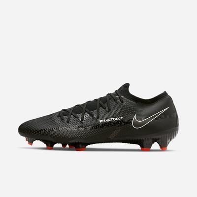 Kopačky Nike Phantom GT2 Pro FG Firm-Ground Damske Čierne Biele Svetlo Červené Tmavo Siva | SK018734