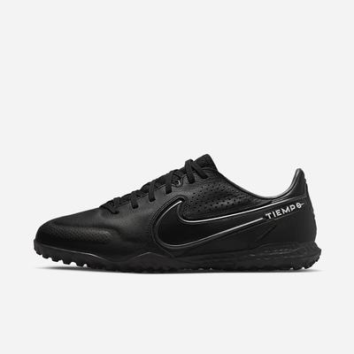 Kopačky Nike React Tiempo Legend 9 Pro TF Turf Panske Čierne Biele Svetlo Modre Tmavo Siva | SK805976