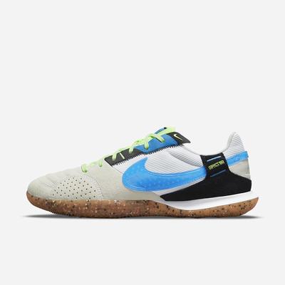 Kopačky Nike Streetgato Panske Biele Čierne Svetlo Zelene Svetlo Modre | SK953786