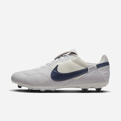 Kopačky Nike The Premier 3 FG Firm-Ground Panske Siva Námornícka Modrá | SK183246