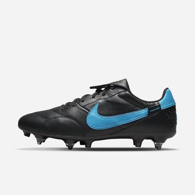 Kopačky Nike The Premier 3 SG-PRO Anti-Clog Traction Soft-Ground Panske Čierne Modre | SK165983