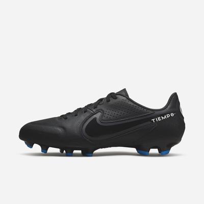 Kopačky Nike Tiempo Legend 9 Academy MG Multi-Ground Panske Čierne Biele Svetlo Modre Tmavo Siva | SK430879