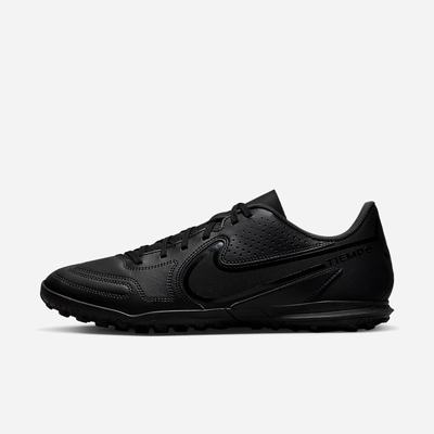 Kopačky Nike Tiempo Legend 9 Club TF Turf Panske Čierne Biele Svetlo Modre Čierne | SK042937