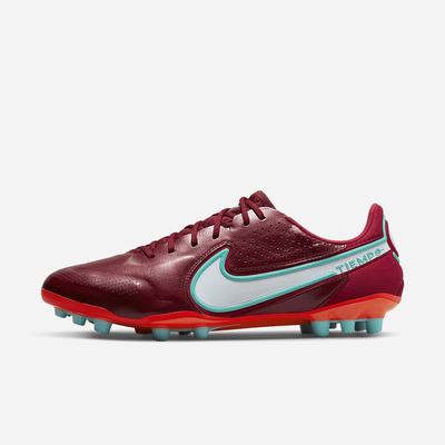 Kopačky Nike Tiempo Legend 9 Elite AG-Pro Artificial-Grass Damske Červené Svetlo Červené Biele | SK093564