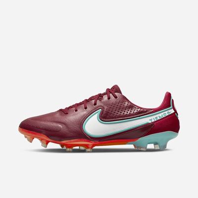 Kopačky Nike Tiempo Legend 9 Elite FG Firm-Ground Panske Červené Svetlo Červené Biele | SK697421