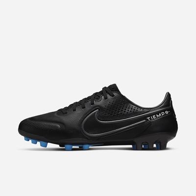 Kopačky Nike Tiempo Legend 9 Pro AG-Pro Artificial-Ground Panske Čierne Biele Svetlo Modre Tmavo Siva | SK126794