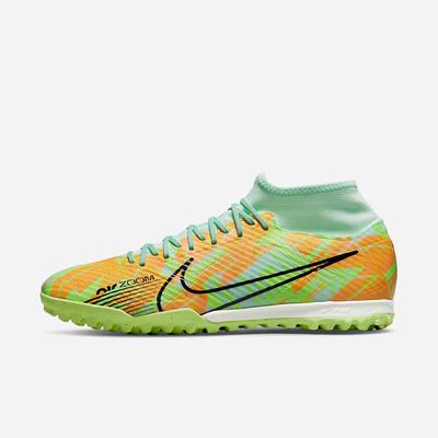 Kopačky Nike Zoom Mercurial Superfly 9 Academy TF Turf Panske Mätové Oranžové Zelene Čierne Modre | SK389672