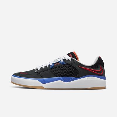 Skate Topanky Nike SB Ishod Wair Premium Damske Čierne Kráľovská Modrá Siva Červené | SK943860