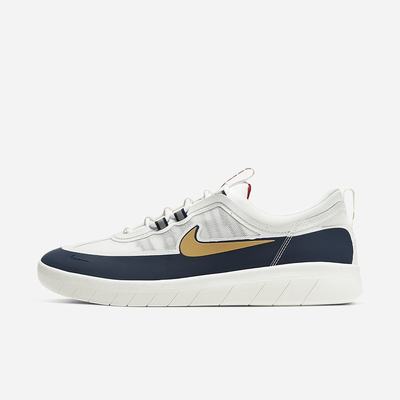 Skate Topanky Nike SB Nyjah Free 2 Damske Obsidian Biele Obsidian Zlate | SK104529