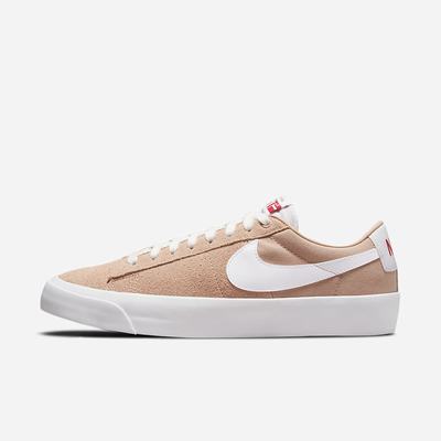 Skate Topanky Nike SB Zoom Blazer Low Pro GT Damske Béžové Červené Biele | SK275316