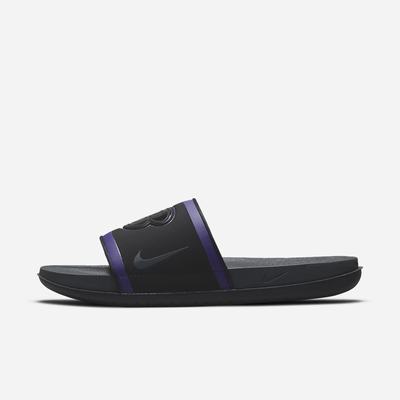 Slapky Nike Offcourt (NFL Baltimore Ravens) Panske Čierne Nachový Tmavo Siva | SK431097