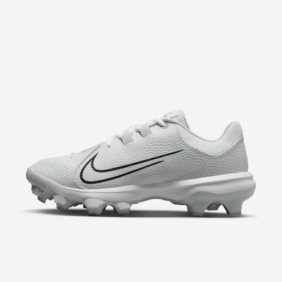 Softball Obuv Nike Hyperdiamond 4 Pro MCS Damske Biele Siva Platina Čierne | SK390715