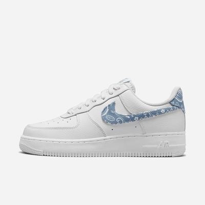 Tenisky Nike Air Force 1 '07 Essential Damske Biele Modre | SK857140