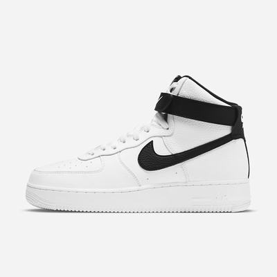 Tenisky Nike Air Force 1 '07 High Panske Biele Čierne | SK938074