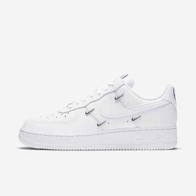 Tenisky Nike Air Force 1 '07 LX Damske Biele Kráľovská Modrá Čierne Biele | SK954371