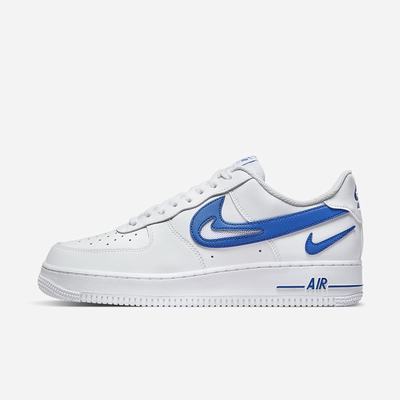 Tenisky Nike Air Force 1 '07 Panske Biele Kráľovská Modrá | SK015346