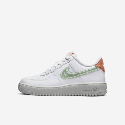 Tenisky Nike Air Force 1 Crater Detske Biele Oranžové Zelene | SK642859