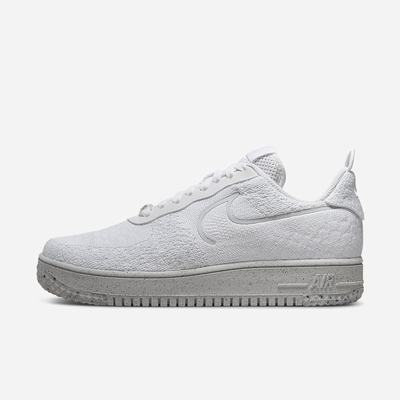 Tenisky Nike Air Force 1 Crater Flyknit Next Nature Panske Biele Platina Biele | SK519378