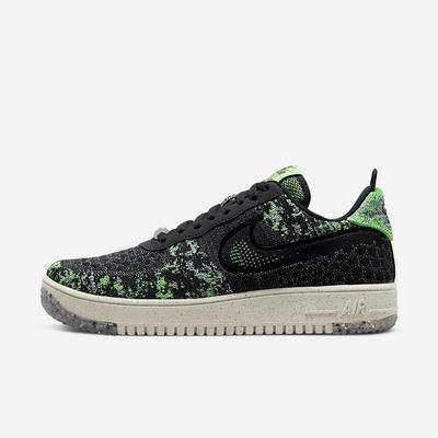 Tenisky Nike Air Force 1 Crater Flyknit Next Nature Panske Čierne Krém Zelene Svetlo Zelene Čierne | SK920517