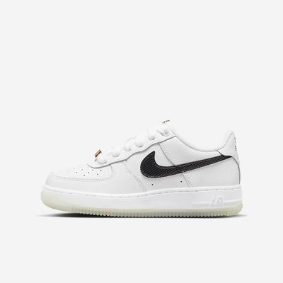 Tenisky Nike Air Force 1 Premium Detske Biele Metal Zlate Čierne | SK245913