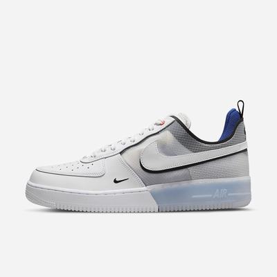 Tenisky Nike Air Force 1 React Panske Biele Svetlo Modre Kráľovská Modrá Biele | SK013859