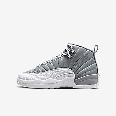 Tenisky Nike Air Jordan 12 Retro Detske Siva Biele | SK957261