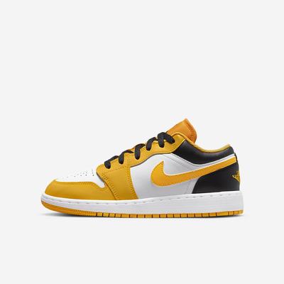 Tenisky Nike Air Jordan 1 Low Detske Biele Čierne | SK849736