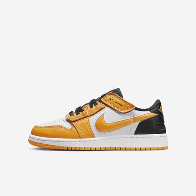 Tenisky Nike Air Jordan 1 Low FlyEase Detske Biele Čierne | SK601529