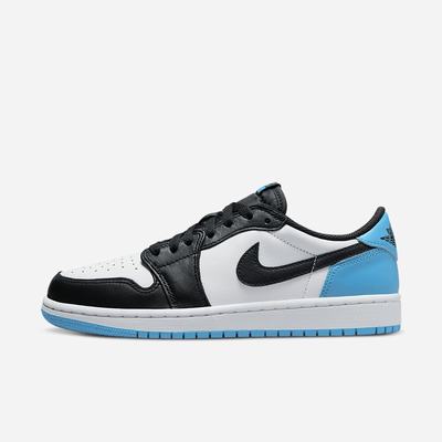 Tenisky Nike Air Jordan 1 Low OG Damske Biele Čierne Tmavo Modre | SK923451