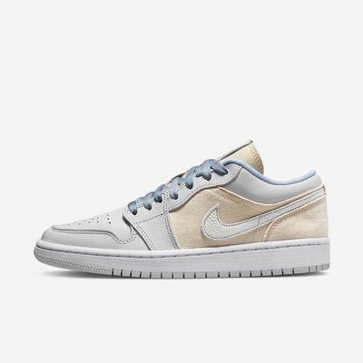 Tenisky Nike Air Jordan 1 Low SE Damske Siva Modre Biele | SK403871