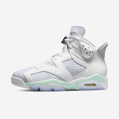 Tenisky Nike Air Jordan 6 Retro Damske Biele Mätové Platina | SK157693