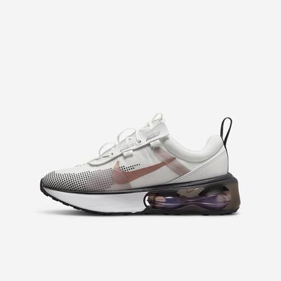 Tenisky Nike Air Max 2021 Detske Biele Siva Metal Červené | SK947260