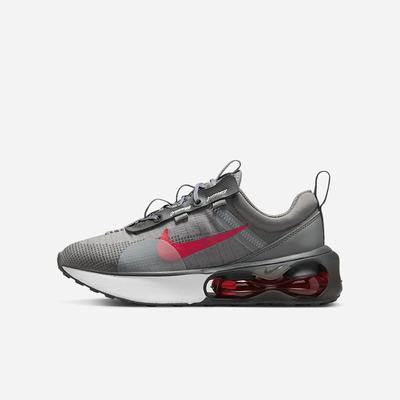 Tenisky Nike Air Max 2021 Detske Siva Biele Červené | SK237698