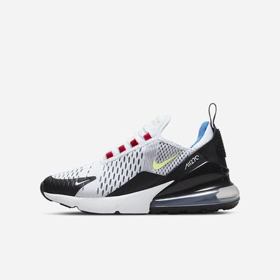 Tenisky Nike Air Max 270 Detske Biele Čierne Červené Svetlo Citrón | SK719508