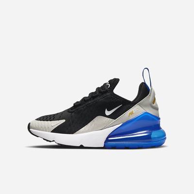 Tenisky Nike Air Max 270 Detske Čierne Kráľovská Modrá Biele | SK107345