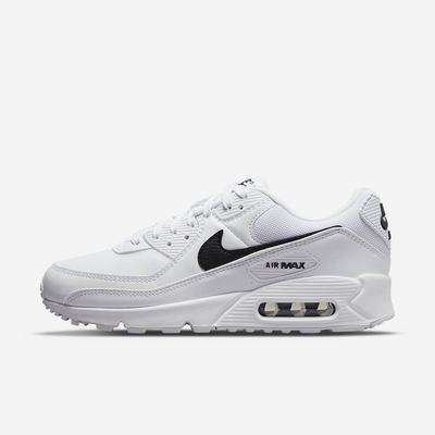 Tenisky Nike Air Max 90 Damske Biele Čierne | SK812750