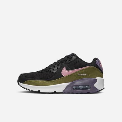 Tenisky Nike Air Max 90 Detske Čierne Nachový Ruzove | SK531609